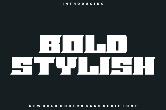 Bold Stylish: A Modern Display Font for Eye-Catching Designs
