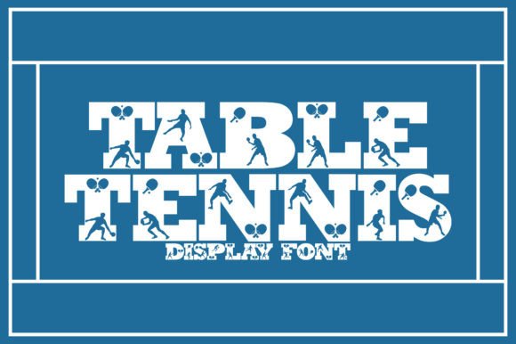 Bring Your Craft to Life with Table Tennis Font