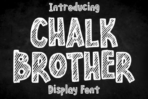 Chalk Brother: A Playful Display Font for Web Design