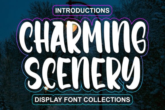 Charming Scenery: A Handwritten Font for Elegant Editorial Design