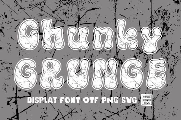 Chunky Grunge: A Vintage Display Font for Modern Web Design