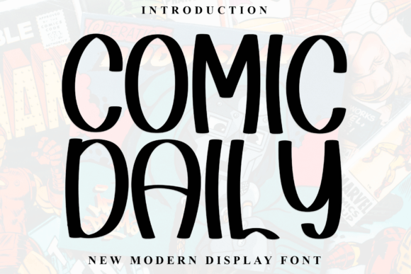 Comic Daily: A Playful Font for Lively Branding