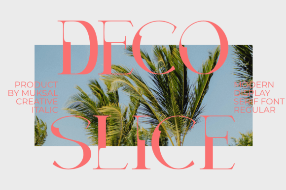 Decoslice: The Modern Typeface for Bold Branding