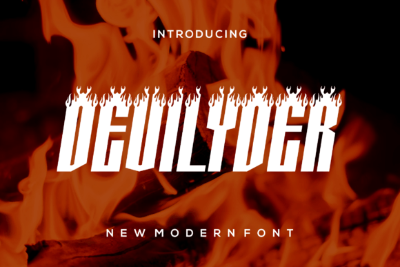 Devilyder: A Bold Display Font for Impactful Campaigns