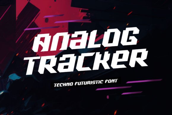 Discover Analog Tracker: A Bold and Dynamic Typeface