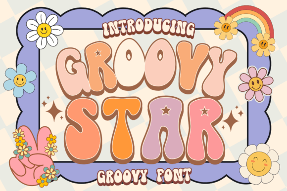 Discover Groovy Star: A Playful Retro Font for Creative Projects