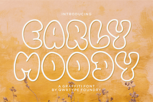 Early Moody: A Playful Display Font for Web Design