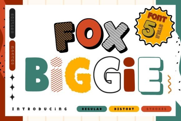Enhance Your Brand with Fox Biggie: A Playful Display Font