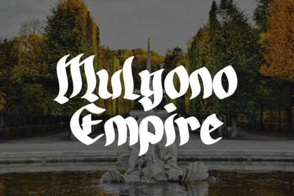 Enhance Your Editorial Design with Mulyono Empire Font