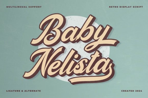 Exploring Baby Nelista: A Charming Display Font