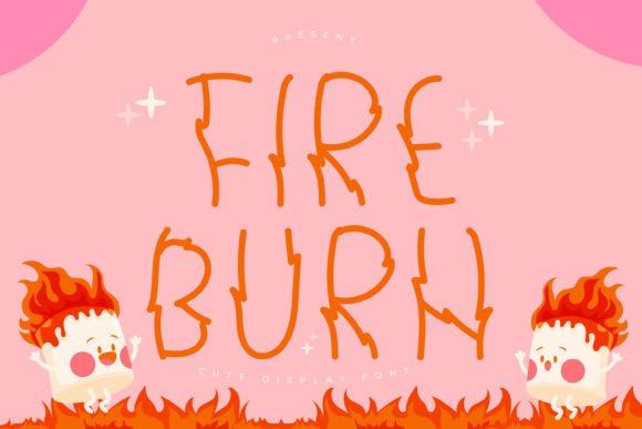 Fire Burn: A Playful Font for Creative Makers