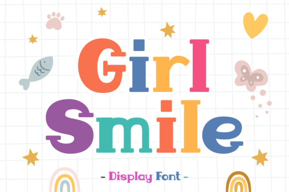 Girl Smile: A Joyful Display Font for Creative Branding