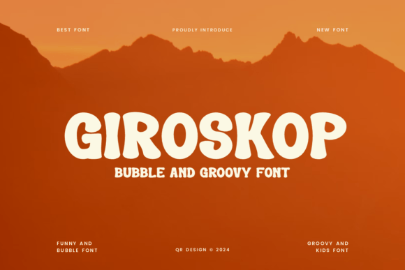 Giroskop: A Bold and Authentic Typeface for Editorial Design