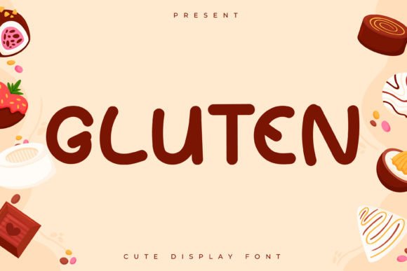 Gluten: A Playful Display Font for Engaging Editorial Designs