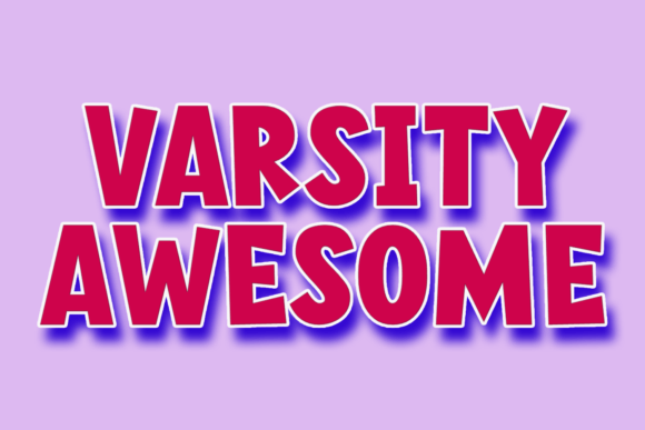 Introducing Varsity Awesome: A Friendly Display Font