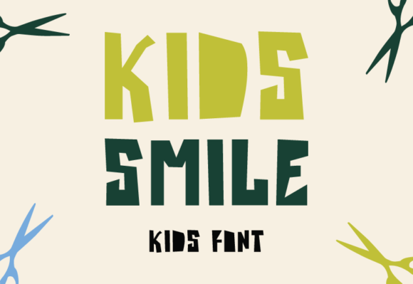 Kids Smile: A Whimsical Font for Engaging Visuals