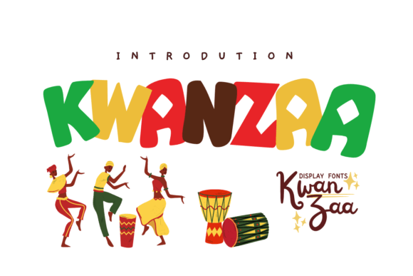 Kwanzaa: A Vibrant Display Font for Creative Branding