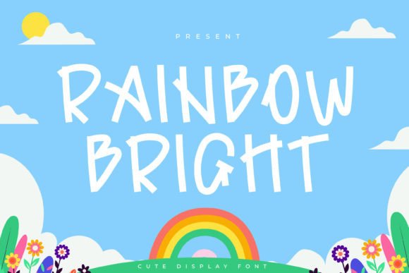 Rainbow Bright: A Playful Display Font for Editorial Design