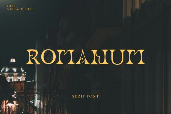 Romanum: A Serif Modern Font for Elegant Web Design