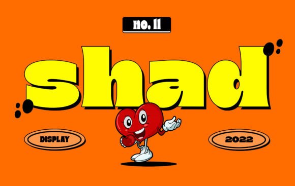 Shad: A Charming Display Font for Creative Projects