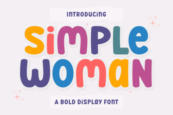 Simple Woman: A Display Font for Elegant Web Design