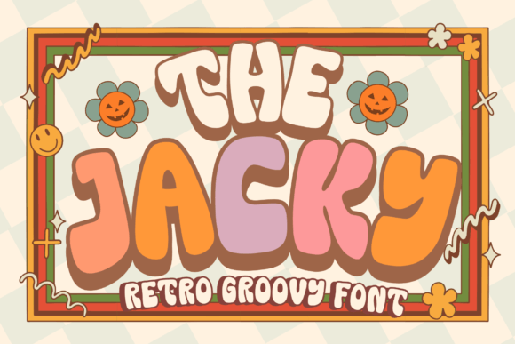 The Jacky: A Stylish Retro Groovy Font for Crafters