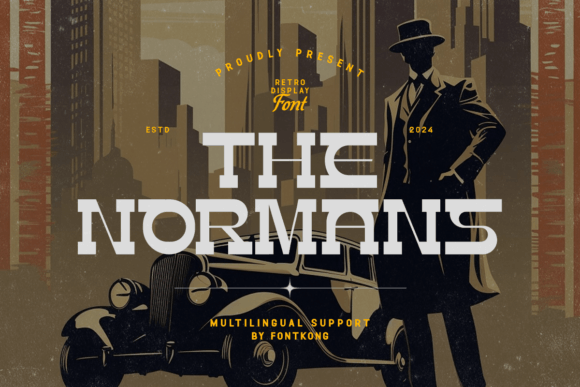 The Normans: A Bold and Eye-Catching Font for Crafters