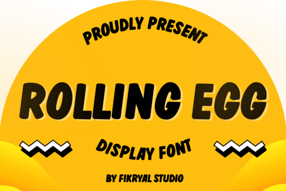 Transform Your Brand with Rolling Egg Display Font