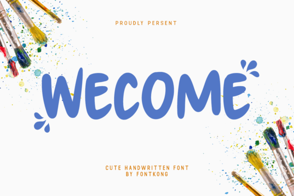 Wecome: A Playful Display Font for Engaging Web Design
