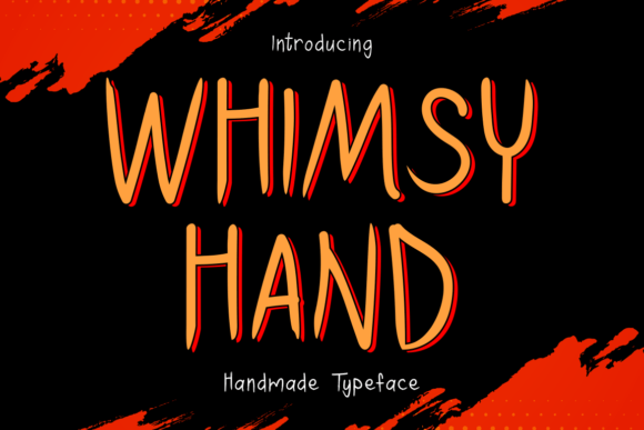 Whimsy Hand: A Playfully Eerie Typeface for Crafters