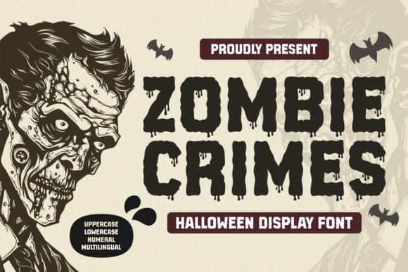 Zombie Crimes: The Perfect Display Font for Spooky Web Designs